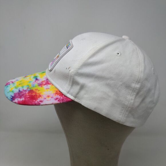 Lucky 7 USA Men's Strapback Hat White Adjustable Ocean City New Jersey - Picture 6 of 13